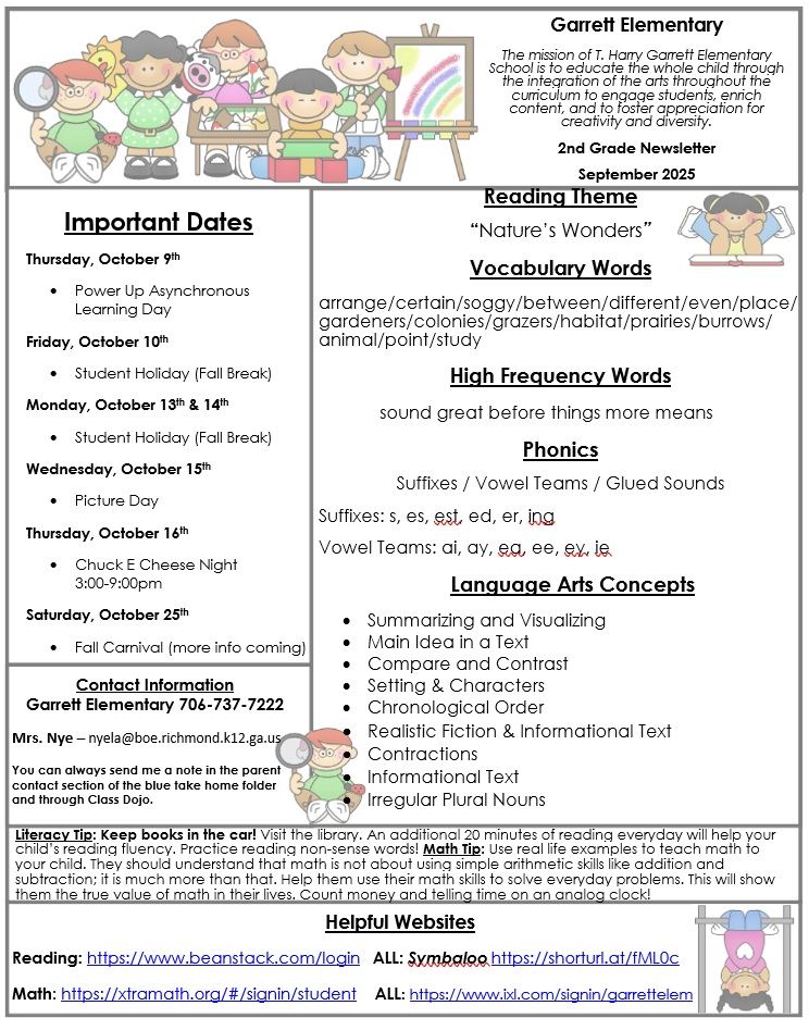 October Newsletter